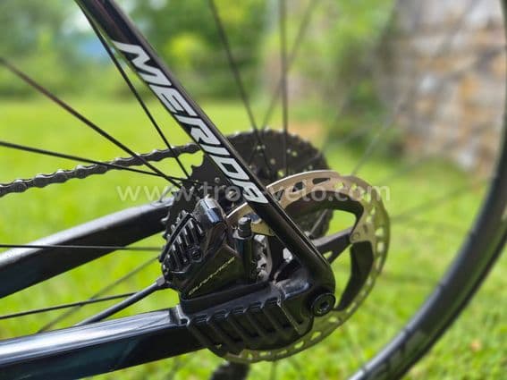 vélo de route Mérida scultura bahrein Mc Laren taille 54 - 7