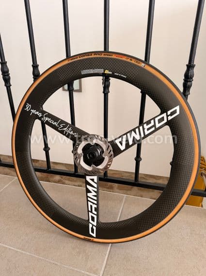 Roue avant CORIMA 3 BATONS WS TT DX PNEU - 1
