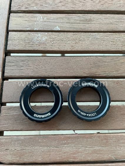 Écrous de serrage pour disque center lock Shimano - 1