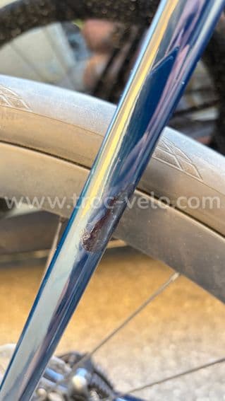 Trek Émonda SL5 Disc 2021 – T.56 – Bleu – 1500km – Roues Aeolus Pro 37 + roues origine – Shimano 105 - 2