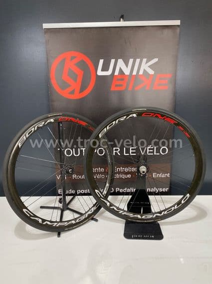 Roues Campagnolo Bora One 35 – Carbone – Boyaux – Corps XD SRAM - 1