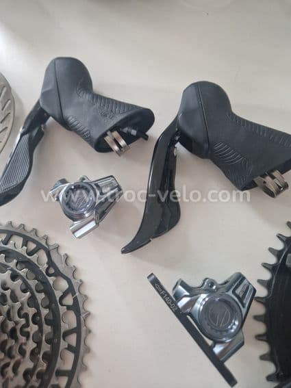 Groupe Wheeltop EDS TX 13v complet – SRAM Force carbone – Garbaruk 52D – 2500 km - 3