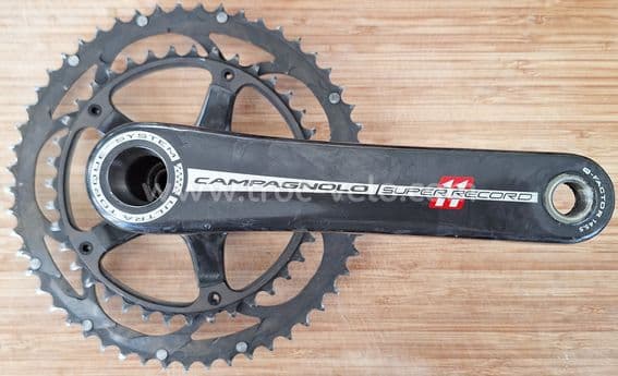 Pédalier Campagnolo Super Record 11v / 12v 172.5mm 53-39 - 1