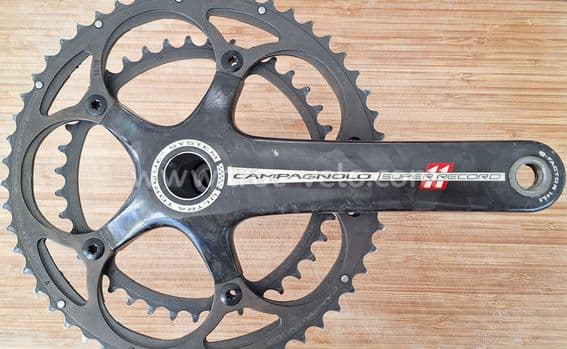 Pédalier Campagnolo Super Record 11v / 12v 172.5mm 53-39 - 2