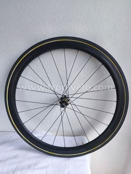 Paire de roues carbone Makadam Slim 38 (boyaux) 1080gr la paire freinage patin - 3