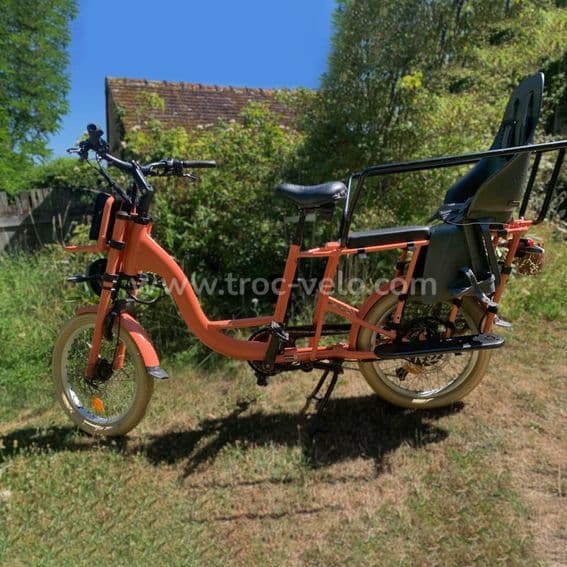 Vélo cargo électrique GAYA Compact – Excellent état – Équipé famille - 1