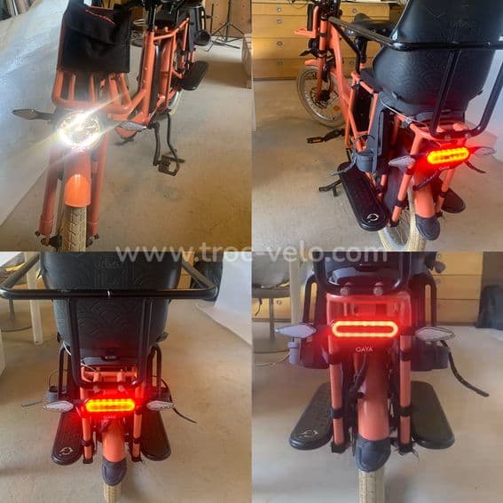 Vélo cargo électrique GAYA Compact – Excellent état – Équipé famille - 6