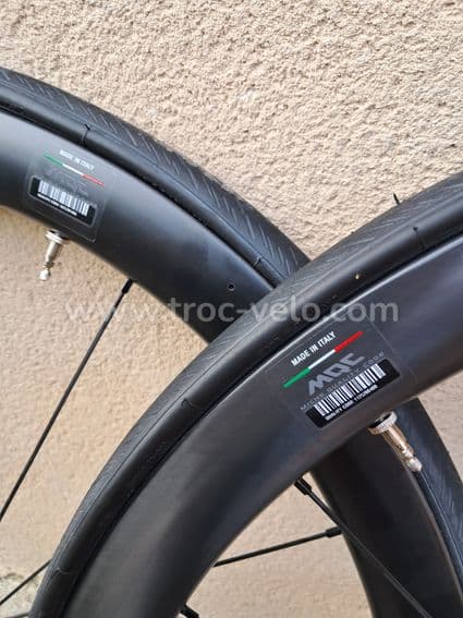Roues carbone disques miche swr40 neuves - 1