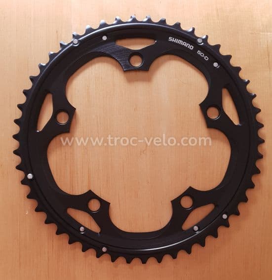 Plateau 53d Shimano 105 FC-5700 - Noir - Le Hollandais Vélo Plateau 53d Shimano 105 FC-5700 - Noir - Le Hollandais Vélo