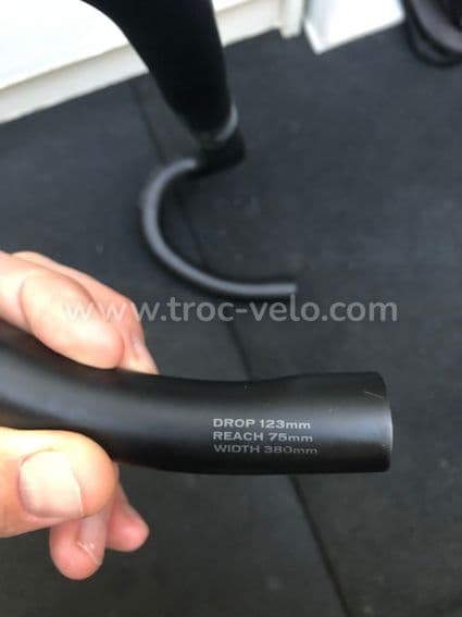 Cintre s works shallow bend carbone 38mm - 4