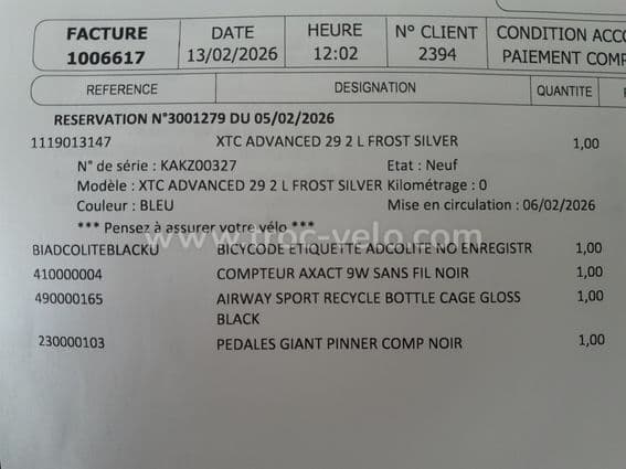 vend VTT GIANT 29 pouces carbone - 5