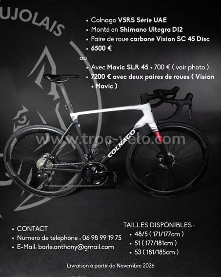 Colnago V5RS ultegra di2 12v roues carbone Vision - 2