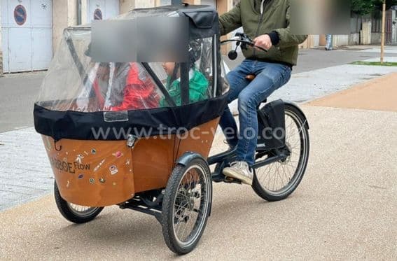 Vélo cargo électrique semi pendulaire - Exellent état - Babboe flow mountain - 2