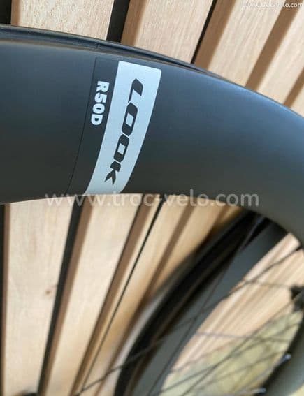 Roues Carbone Look R50D neuve tubeless ou chambre à air - 3