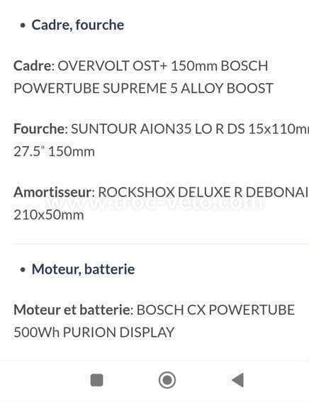 VTT Lapierre Overvolt 500I 2018 AE - 9