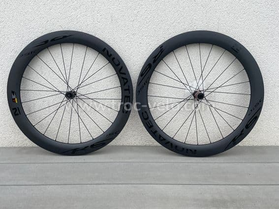Paire de roues carbone Novatec R6 - 1