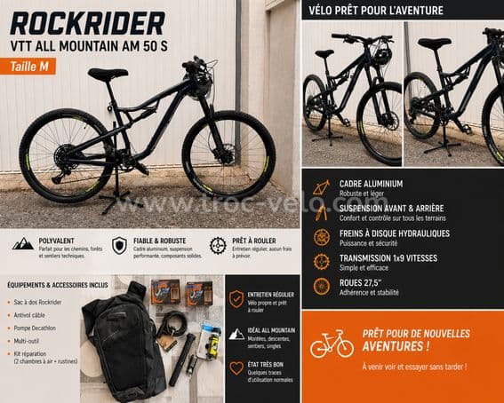 VTT ROCKRIDER ALL MOUNTAIN AM 50 S - 1
