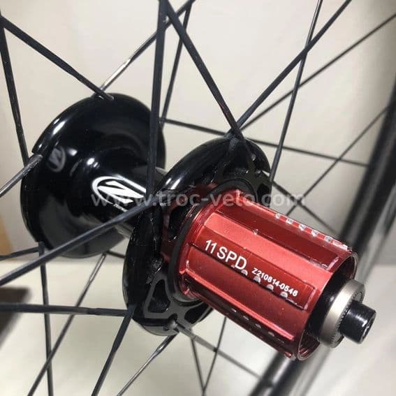 Roues avant et arrière en carbone ZIPP 808 Firecrest TU 1500 - 8