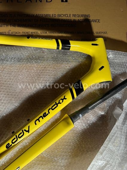 Cadre Eddy Merckx Stockeu 69 (Ridley helium SLX peint) pro team freinage patin - 6