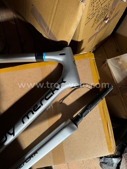 Cadre Eddy Merckx Stockeu 69 (Ridley helium SLX peint) pro team freinage patin - 9