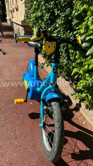 Vélo enfant Btwin Bleu - 4