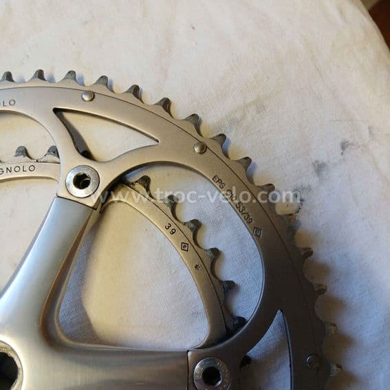 Pédalier Campagnolo Record Double plateau 2002 approx - 1