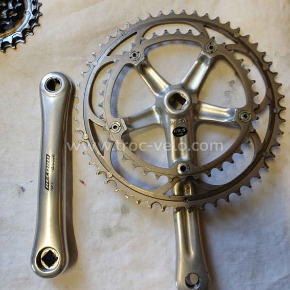 Pédalier Campagnolo Record Double plateau 2002 approx - 2