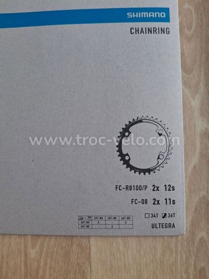 Plateaux shimano ultegra 52x36 - 3