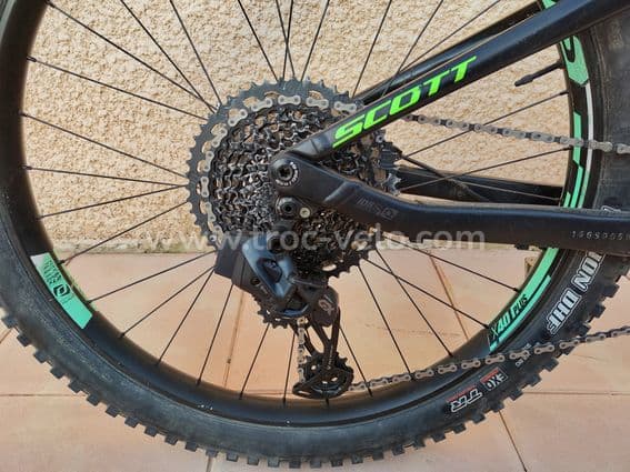 Vélo Scott Genius 710 Plus Carbon dérailleur upgradé SRAM GX - 3