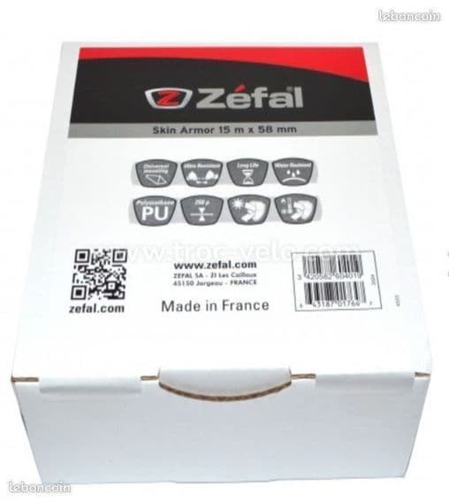 Bande de protection incolore cadre Velo ZEFAL SKIN ARMOR - 1