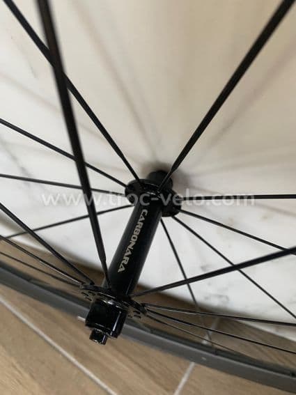 Roue avant Carbone - fabrication artisanale Carbonara - 3