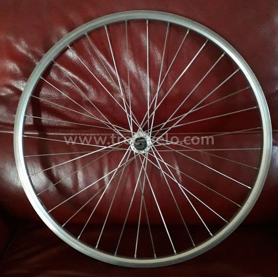 Roue 26" pouces avant Shimano Stx Parallax jante Rigida aries double parois (559x17c) en Tbé - 1