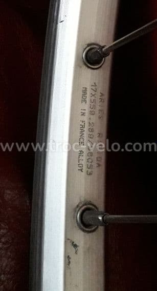 Roue 26" pouces avant Shimano Stx Parallax jante Rigida aries double parois (559x17c) en Tbé - 4