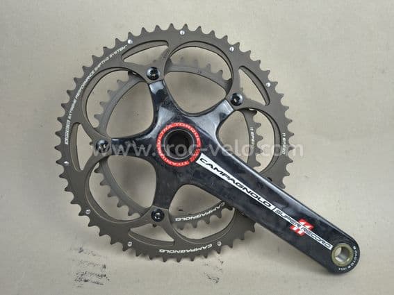 Pédalier Campagnolo Super Record Ultra-Torque TI Carbon, 2x11 vitesses - 2