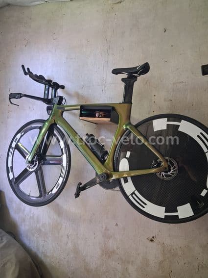 Vélo Triathlon/Chrono Taille M 2900 euros Dérailleur Rival Electrique - 1