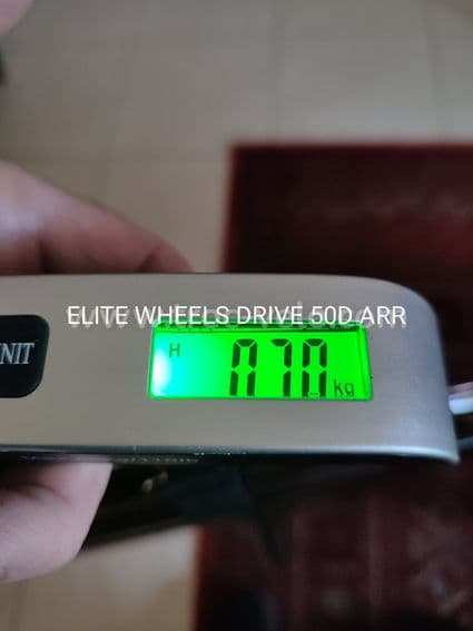 Roues carbone route ELITE WHEELS DRIVE 50D à pneus & freins à disques - 4