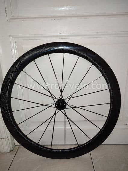 Roues carbone route ELITE WHEELS DRIVE 50D à pneus & freins à disques - 5