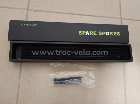 Roues carbone route ELITE WHEELS DRIVE 50D à pneus & freins à disques - 8