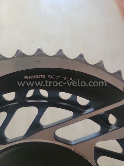 Plateau SRAM AXS 50/37T capteur de puissance Quarq - 2