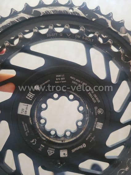 Plateau SRAM AXS 50/37T capteur de puissance Quarq - 3