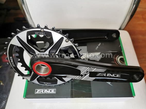 Pédalier ZRACE BLADE 38/28T 170mm - 2