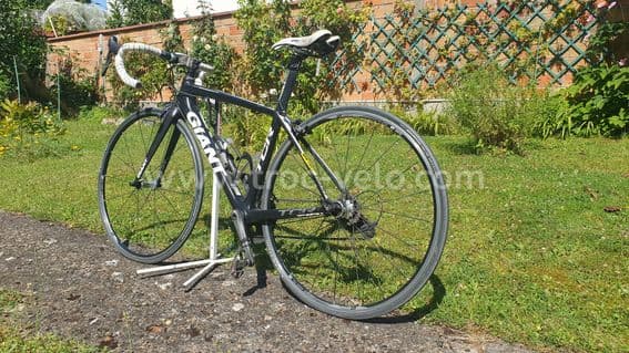 Vends vélo de route (2010) cadre GIANT TCR ADV SL SP (49 cm) et groupe SHIMANO dura ace compact - 1