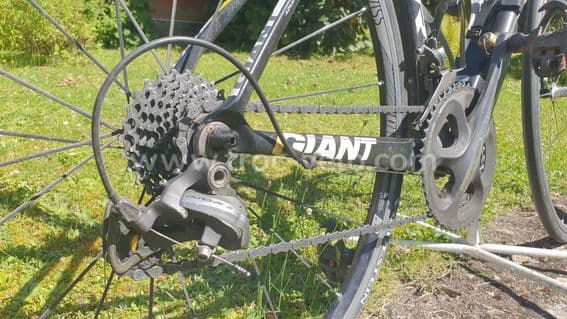 Vends vélo de route (2010) cadre GIANT TCR ADV SL SP (49 cm) et groupe SHIMANO dura ace compact - 7