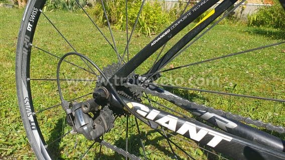 Vends vélo de route (2010) cadre GIANT TCR ADV SL SP (49 cm) et groupe SHIMANO dura ace compact - 8