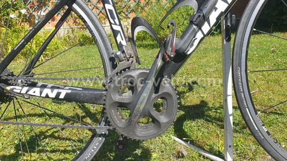 Vends vélo de route (2010) cadre GIANT TCR ADV SL SP (49 cm) et groupe SHIMANO dura ace compact - 9