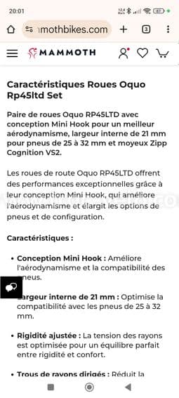 Roues carbone Oquo - 3