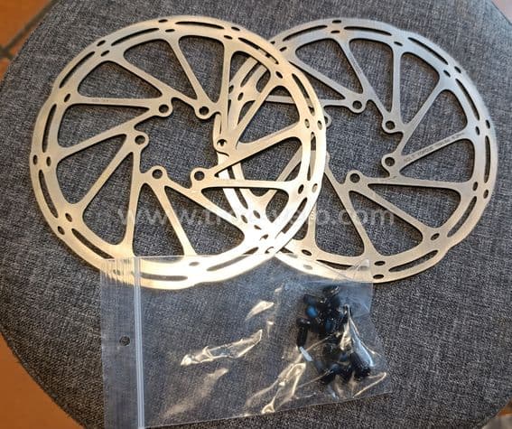 Paire de disque de freins 6 trous SRAM centerline 160 mm neufs - 1