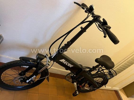 VELO ELECTRIQUE PLIABLE MECER NEUF SERVI 2 FOIS - 1