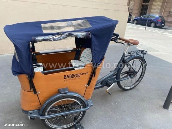 Vélo cargo electrique Babboe Curve Mountain - 1