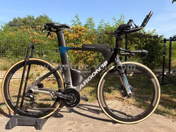 Argon 18 E-118 Tri+ L – Ultegra Di2 – Rotor PM – Roval CL50 – Full Race - 1